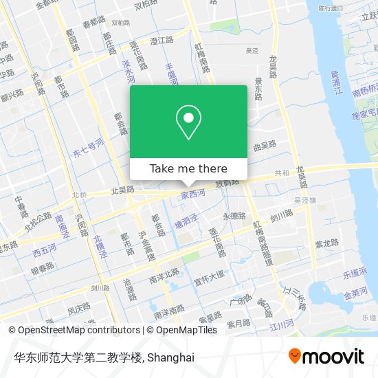 华东师范大学第二教学楼 map