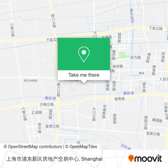 上海市浦东新区房地产交易中心 map
