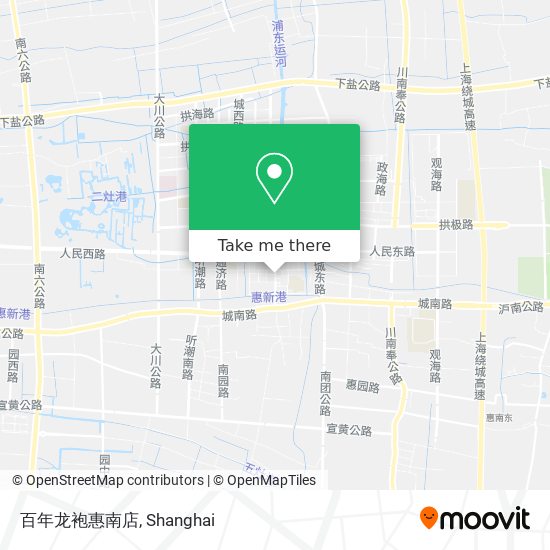 百年龙袍惠南店 map
