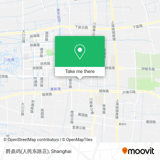 爵鼎鸡(人民东路店) map