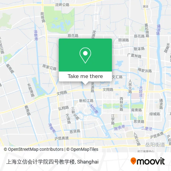 上海立信会计学院四号教学楼 map
