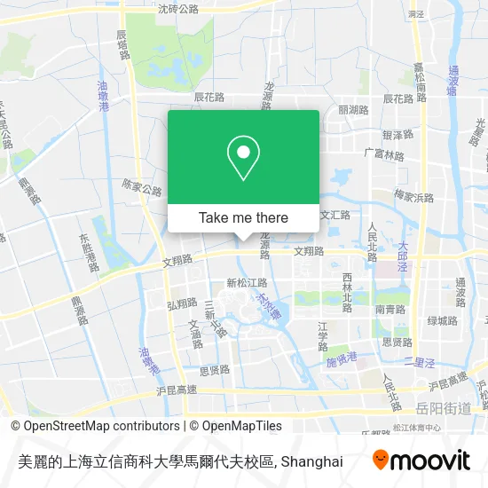 美麗的上海立信商科大學馬爾代夫校區 map