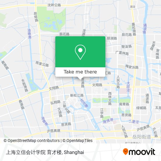 上海立信会计学院 育才楼 map