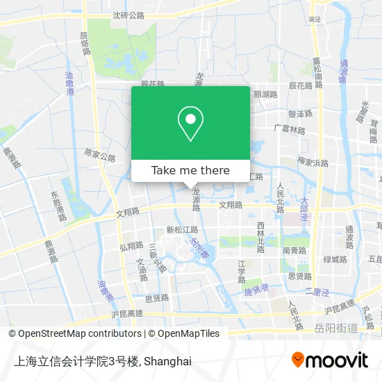 上海立信会计学院3号楼 map