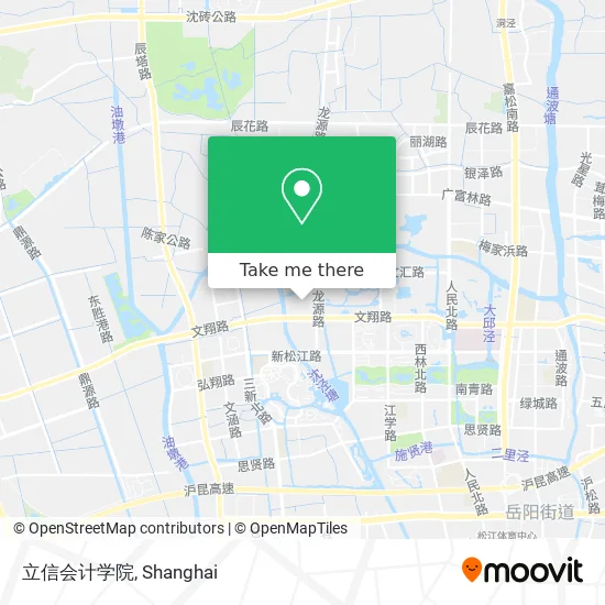 立信会计学院 map