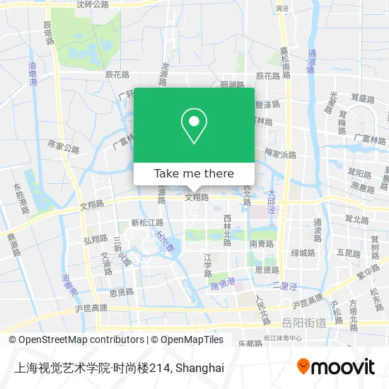 上海视觉艺术学院·时尚楼214 map