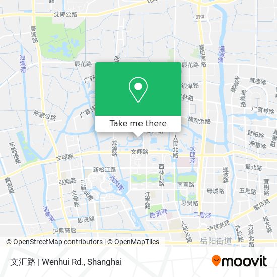 文汇路 | Wenhui Rd. map