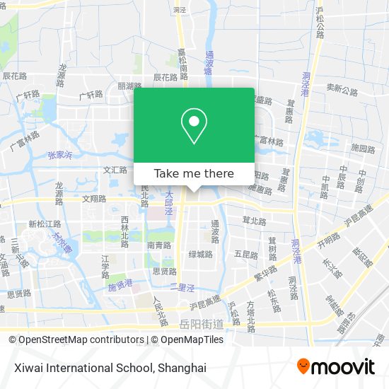 Xiwai International School map