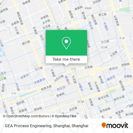 GEA Process Engineering, Shanghai map
