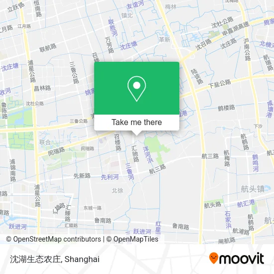 沈湖生态农庄 map