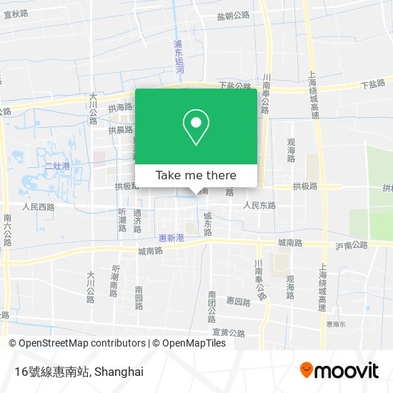 16號線惠南站 map