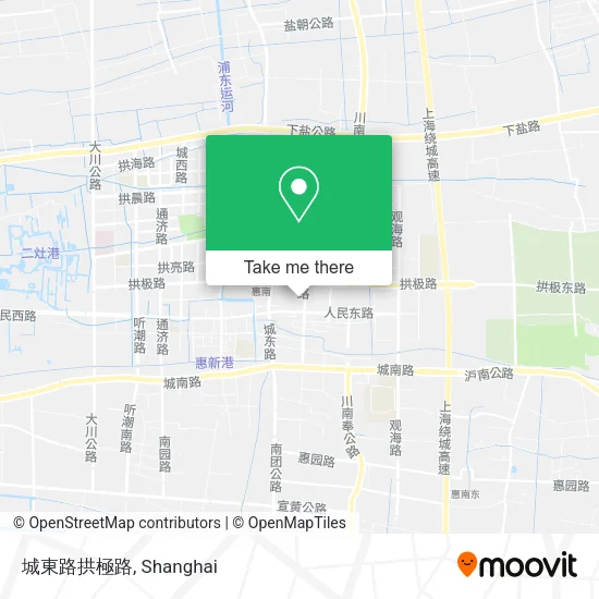 城東路拱極路 map