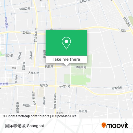 国际养老城 map