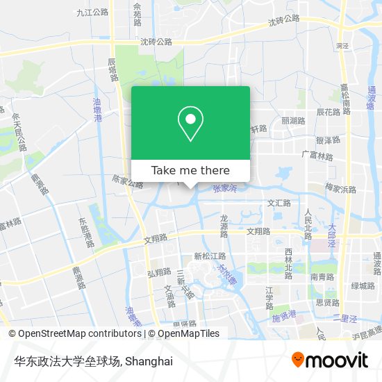 华东政法大学垒球场 map