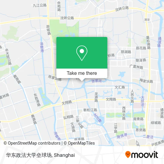 华东政法大学垒球场 map