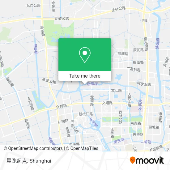 晨跑起点 map