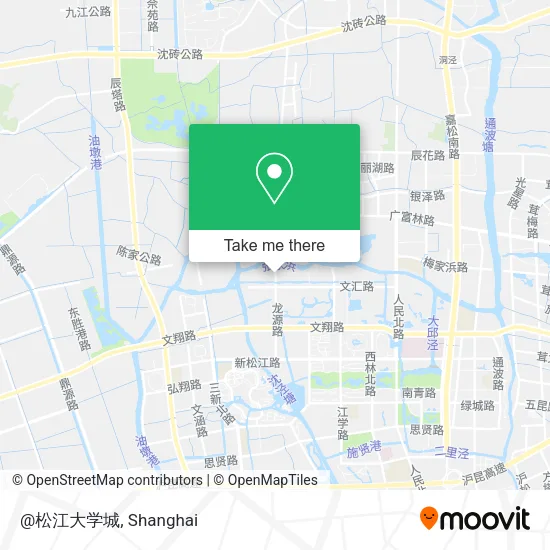 @松江大学城 map