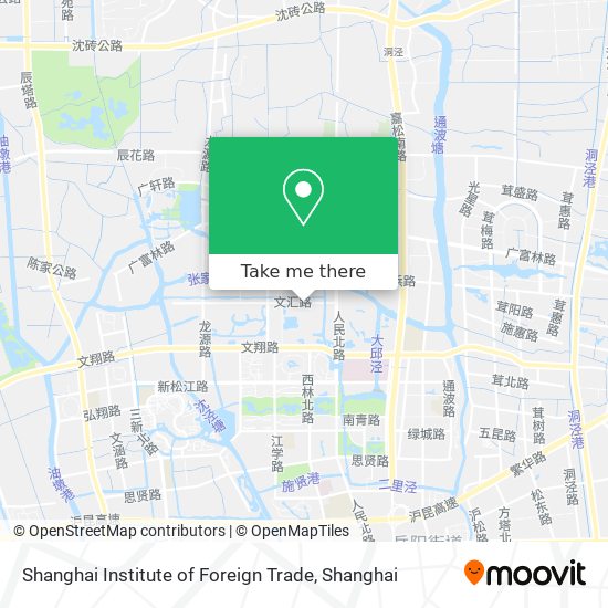 Shanghai Institute of Foreign Trade map