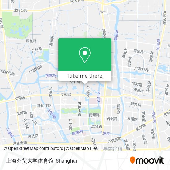 上海外贸大学体育馆 map
