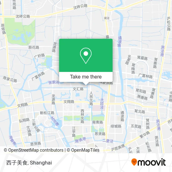 西子美食 map