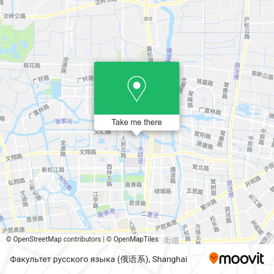 Факультет русского языка (俄语系) map