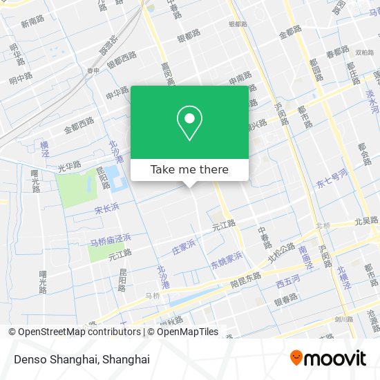Denso Shanghai map