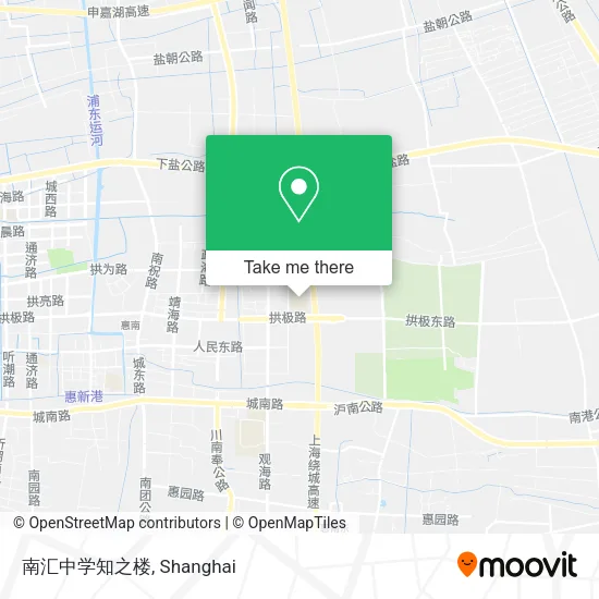 南汇中学知之楼 map