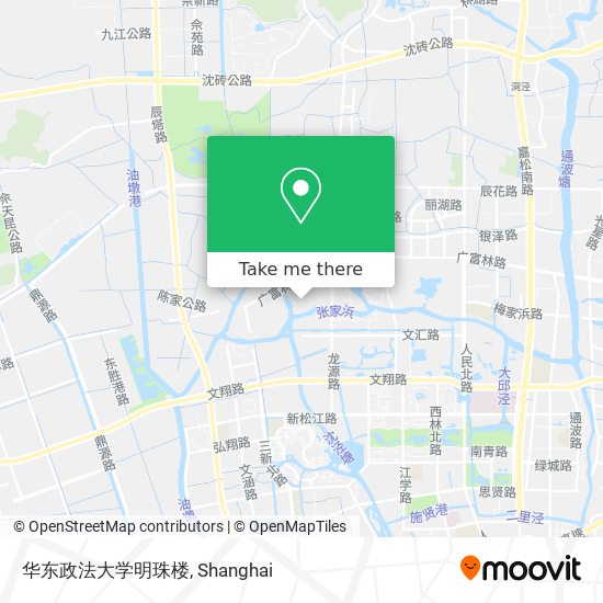 华东政法大学明珠楼 map