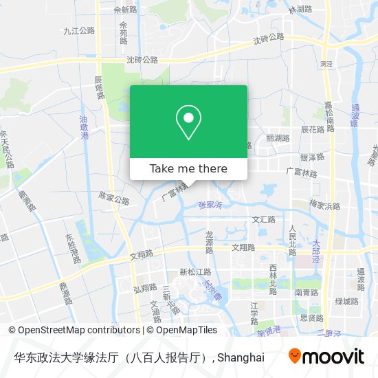 华东政法大学缘法厅（八百人报告厅） map