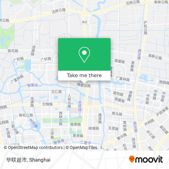 华联超市 map