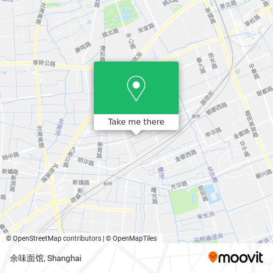 余味面馆 map