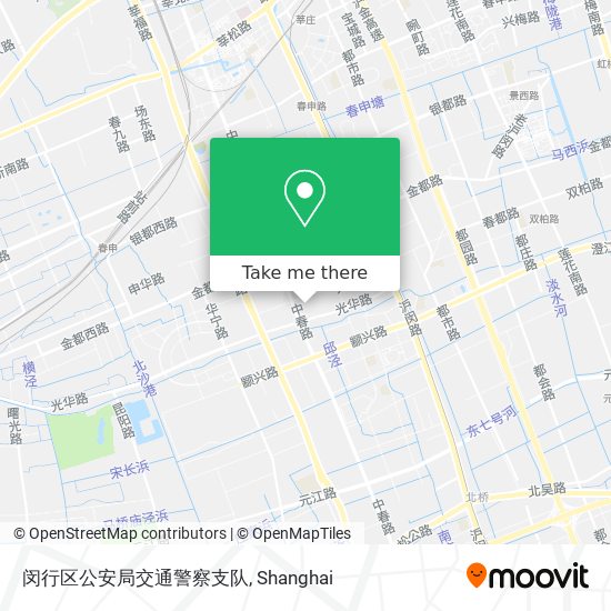 闵行区公安局交通警察支队 map