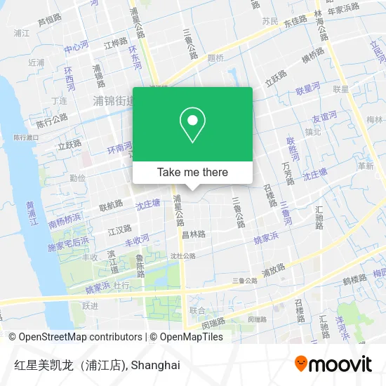 红星美凯龙（浦江店) map