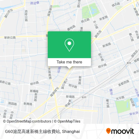 G60滬昆高速新橋主線收費站 map