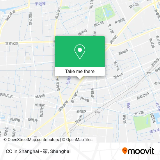 CC in Shanghai - 家 map