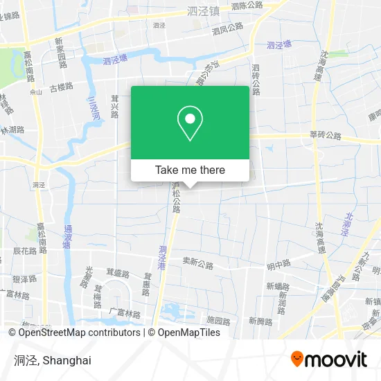 洞泾 map