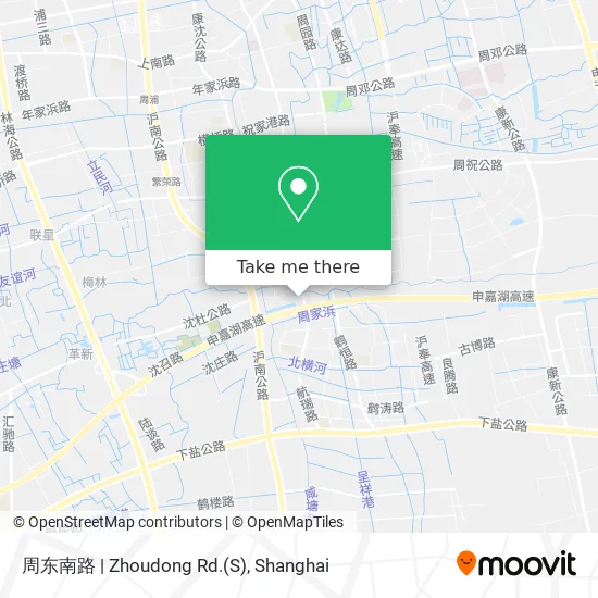 周东南路 | Zhoudong Rd.(S) map