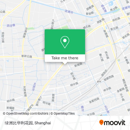 绿洲比华利花园 map