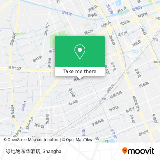 绿地逸东华酒店 map
