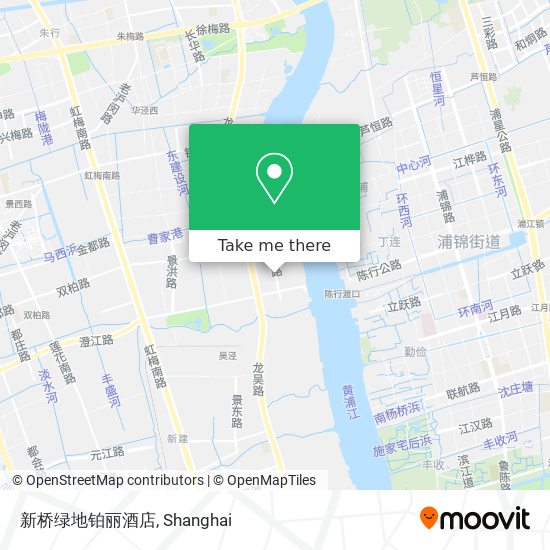 新桥绿地铂丽酒店 map