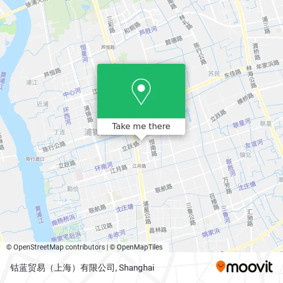 钴蓝贸易（上海）有限公司 map
