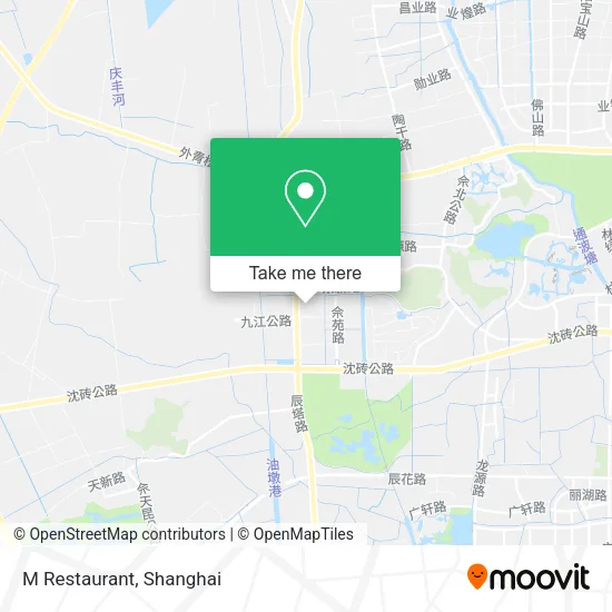 M Restaurant map