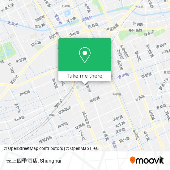 云上四季酒店 map