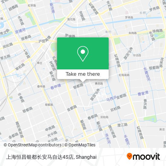 上海恒昌银都长安马自达4S店 map