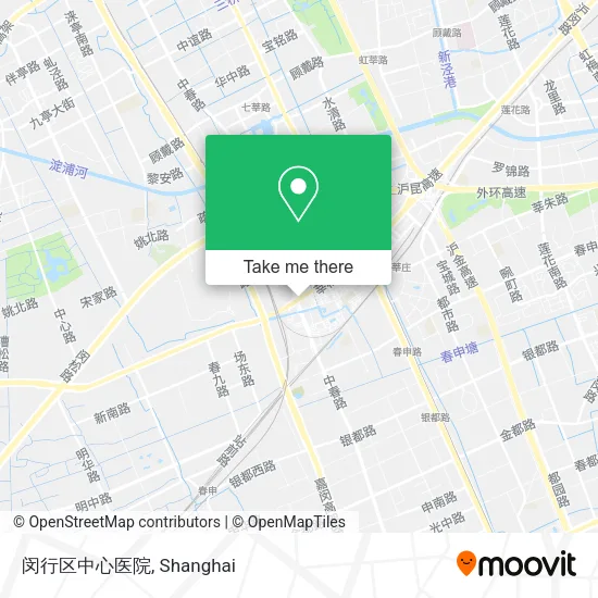 闵行区中心医院 map