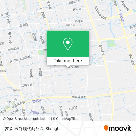 罗森 医谷现代商务园 map