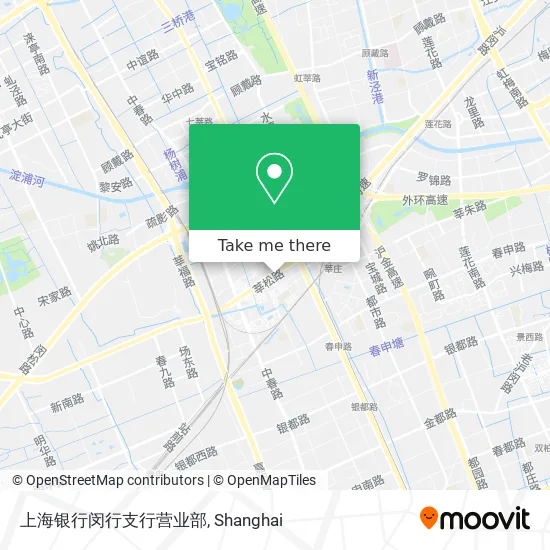 上海银行闵行支行营业部 map