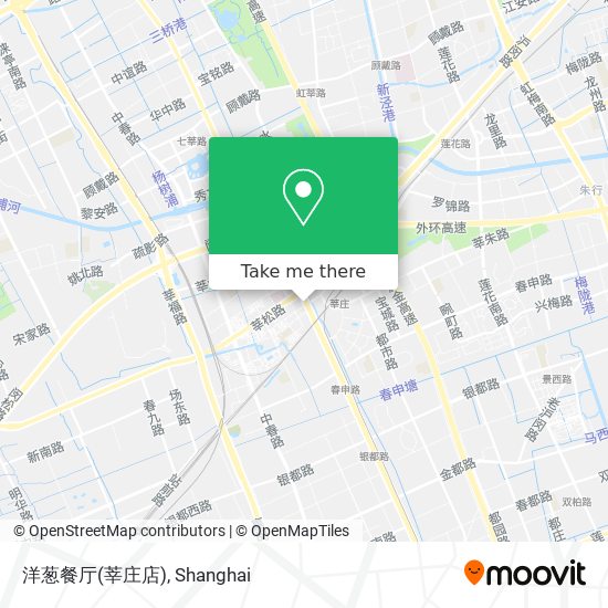 洋葱餐厅(莘庄店) map