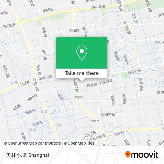 美林小城 map