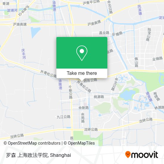 罗森 上海政法学院 map